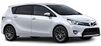 κατάλογος ανταλλακτικών αυτοκινήτων Toyota VERSO ανταλλακτικά