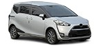 catalogue de pièces pour Toyota SIENTA en ligne