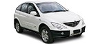 Vehicle spare parts SSANGYONG ACTYON