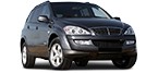 Exhaust system spare parts SSANGYONG KYRON