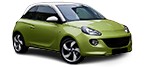 Alkuperäiset varaosat Opel ADAM netistä ostaa