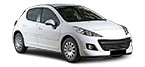 Katalog części samochodowych Peugeot 207 cześci
