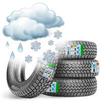 Snow tyres for RENAULT SCÉNIC