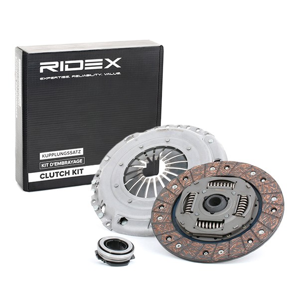 Image of RIDEX Kit Frizione con spingidisco frizione 479C0009 VW,AUDI,SKODA,POLO (9N_),GOLF III (1H1)