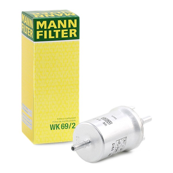 Image of MANN-FILTER Filtro Carburante con regolatore pressione integrato WK 69/2 Filtro Combustibile VW,AUDI,MERCEDES-BENZ,Golf V Schrägheck (1K1)
