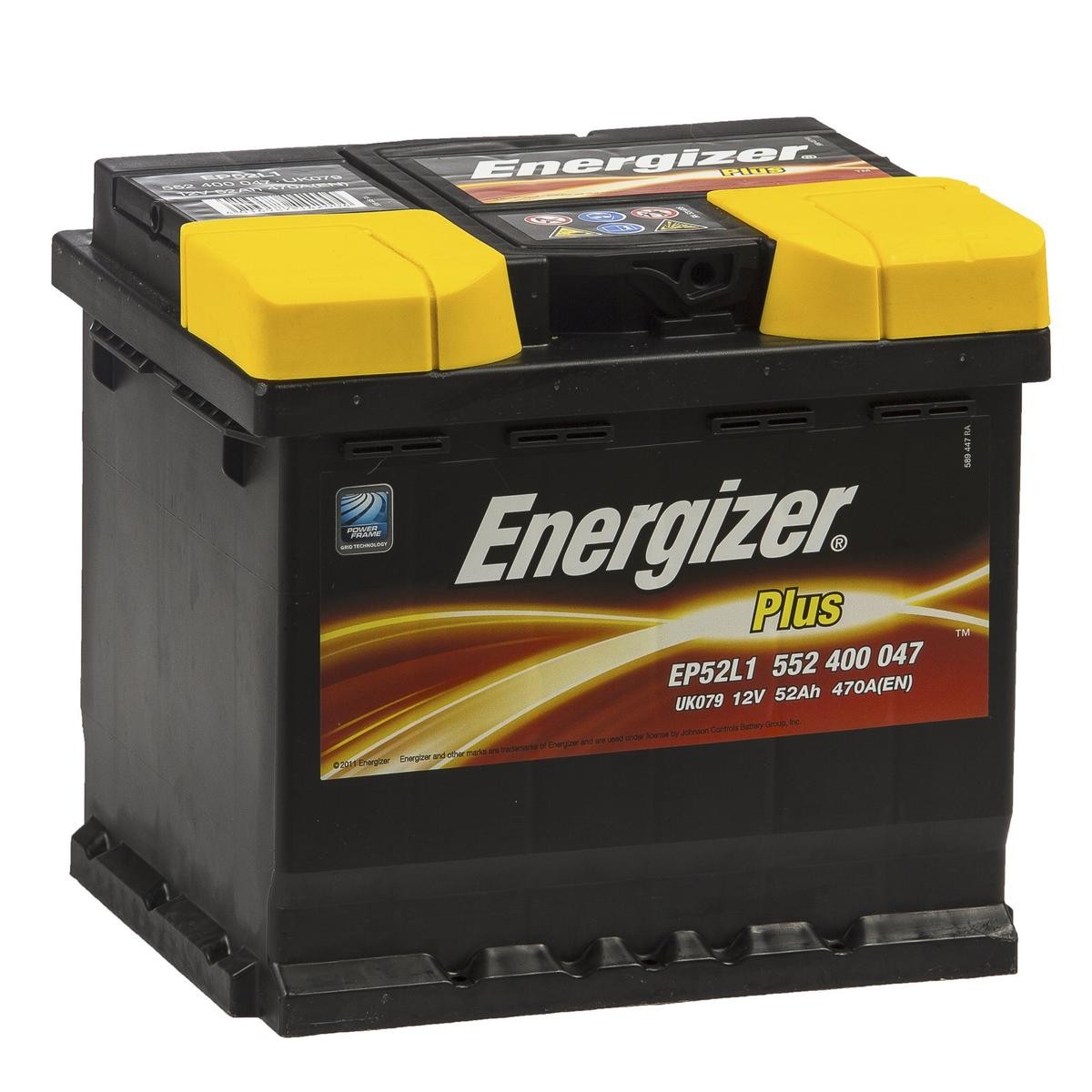 Ellende gerucht Veel ENERGIZER Plus EP52-L1 Accu / Batterij 12V 52Ah 470A B13 L1 Loodaccu
