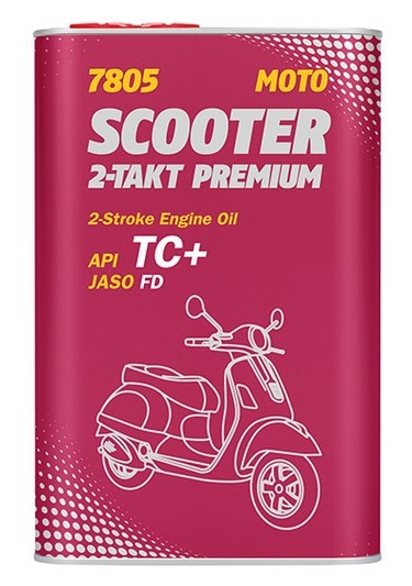 MANNOL Scooter, 2-Takt Premium MN7805-1ME Motorolie Inhalt: 1l ❱❱❱ og erfaring