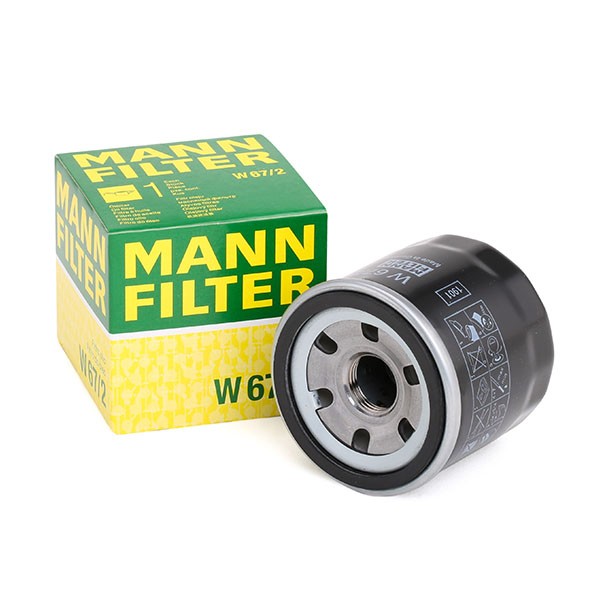 W 67/2 Oliefilter 3/4-16 med returløbs-stop-ventil, Påskruet filter W 67/2 ❱❱❱ og erfaring