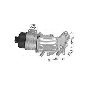 Boîtier de filtre à huile pour Peugeot 208 CC 1.6 GTi 200 CH Essence 147 KW  2012 - 2024 5FU (EP6CDTX)