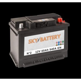 Batterie pour Skoda Fabia 6y5 1.4 16V 80 CH / 59 KW BUD 2006