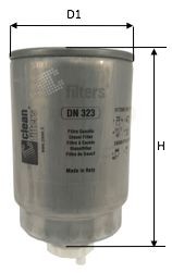 DN 323 CLEAN FILTER Kraftstofffilter Anschraubfilter DN 323 ❱❱❱ Preis und  Erfahrungen