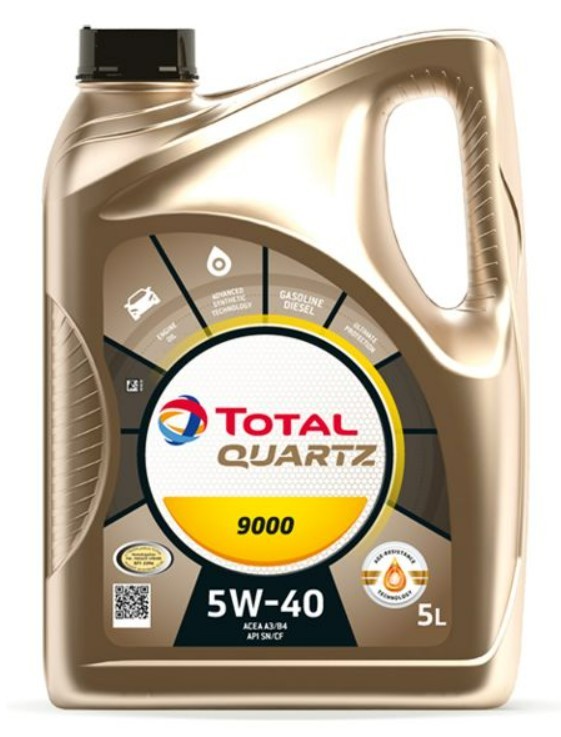 Motoröl TOTAL Quartz 9000 5W-40 5l, 2198275 ❱❱❱ Preis und Erfahrungen