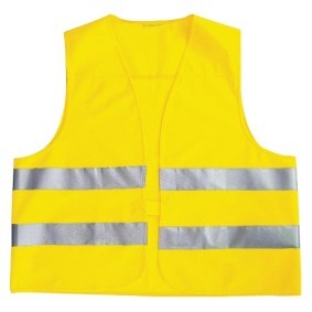 ALL Ride Sicherheits-Warnweste reflektierend gelb DIN 471, Pannenhilfe, Autozubehör