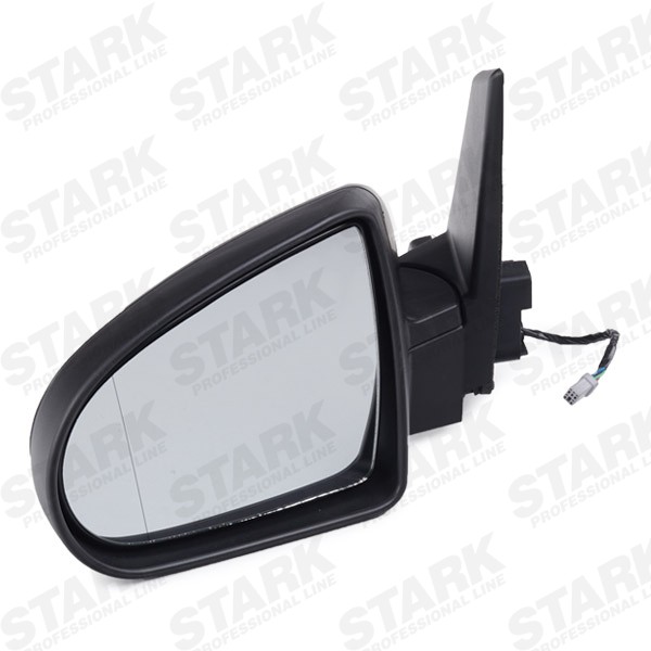 SKOM-1040574 STARK Außenspiegel links, Komplettspiegel, asphärisch, für  elektr.Spiegelverstellung, beheizbar, grundiert SKOM-1040574 ❱❱❱ Preis und  Erfahrungen