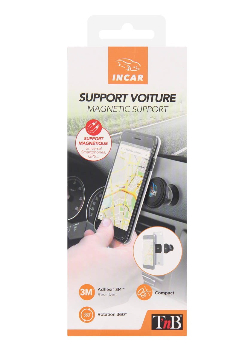 Support magnétique pour smartphone TNB - support téléphone voiture