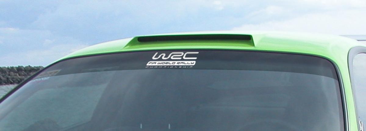 WRC, Auto-Sonnenschutz für Frontscheibe