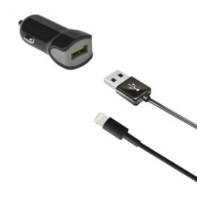 540319 AUTO-T Handy-Ladegerät fürs Auto mit USB-Kabel, USB type-C