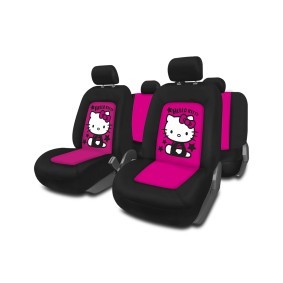 KIT4056 HELLO KITTY Sitzschonbezug schwarz, rosa, Mit Motiv, vorne