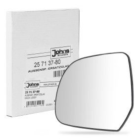 Spiegelglas Außenspiegel Links von Johns (52 08 37-80) Spiegelglas  Karosserie