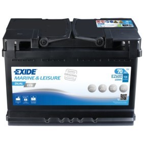 EXIDE EZ600 Batterie 12V 70Ah 720A B13 Bleiakkumulator
