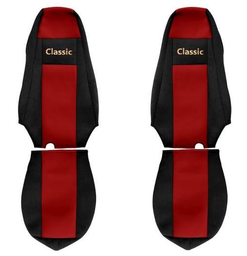 PS16 RED F-CORE ContiClassic Autositzbezug Rot, Mit Motiv, Textil, vorne  PS16 RED ❱❱❱ Preis und Erfahrungen