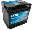EXIDE Batterie ER350 12V 80Ah 510A B0, DUAL Bleiakkumulator , EXIDE DUAL  58003, 57501