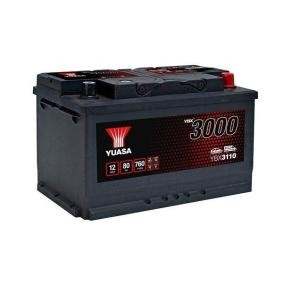 Continental 2800012023280 Starter Batterie 12V 80Ah 750A B13 Blei-Kalzium- Batterie (Pb/Ca), Bleiakkumulator