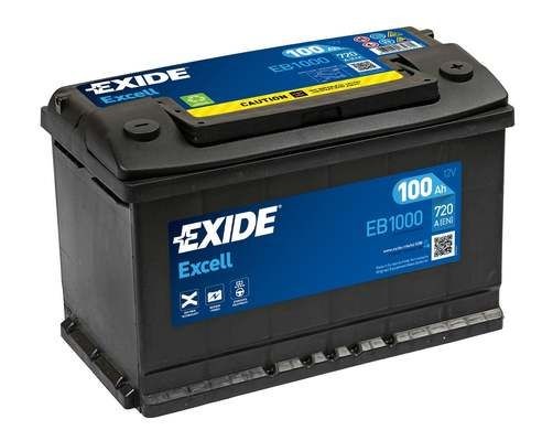 EB1000 EXIDE EXCELL 017SE Batterie 12V 100Ah 720A B13 LH4 Batterie au plomb  017SE, 588 27 ❱❱❱ prix et expérience