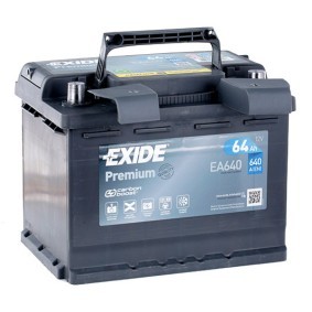 EA640 EXIDE PREMIUM 027TE Batterie 12V 64Ah 640A B13 L2 Bleiakkumulator  027TE, 545 19 ❱❱❱ Preis und Erfahrungen