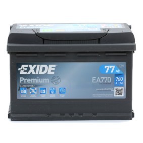 EXIDE Premium EA770 12V 77Ah Blei-Säure Starterbatterie - ACCU-24