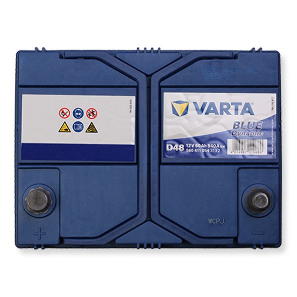 5604110543132 VARTA BLUE dynamic D48 D48 Batterie 12V 60Ah 540A B00 D23  Bleiakkumulator D48, 560411054 ❱❱❱ Preis und Erfahrungen