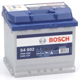 0 092 S40 020 BOSCH S4 S4 002 Batterie 12V 52Ah 470A B13 L1 Bleiakkumulator  S4 002, 12V 52AH 470A ❱❱❱ Preis und Erfahrungen