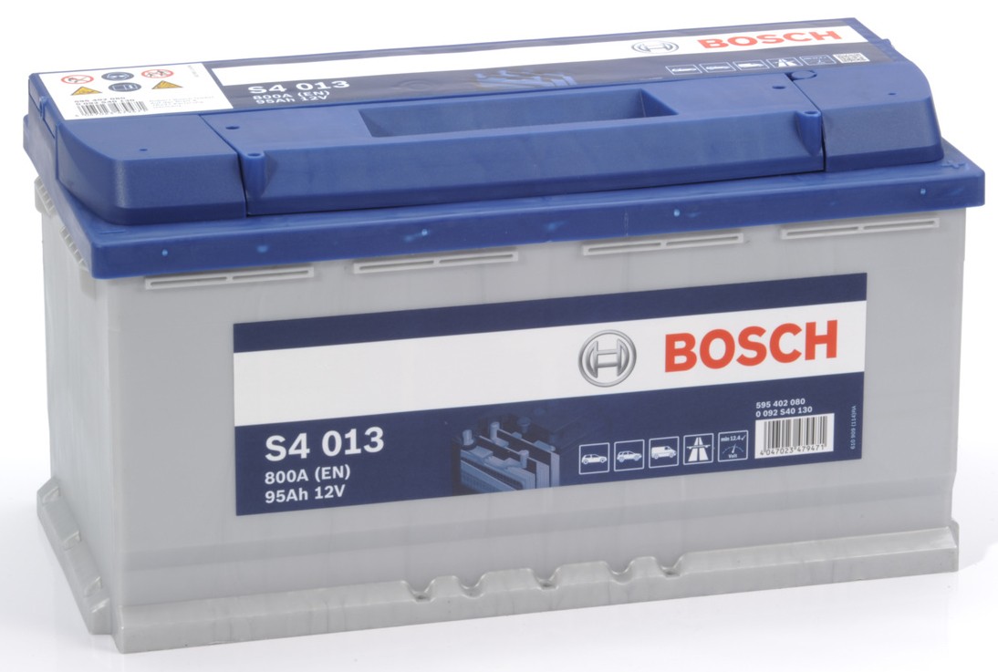 Bosch Automotive S4013 - batterie de voiture - 95A/h - 800A - technologie  au plomb - pour véhicules sans système Start/Stop - Type 019
