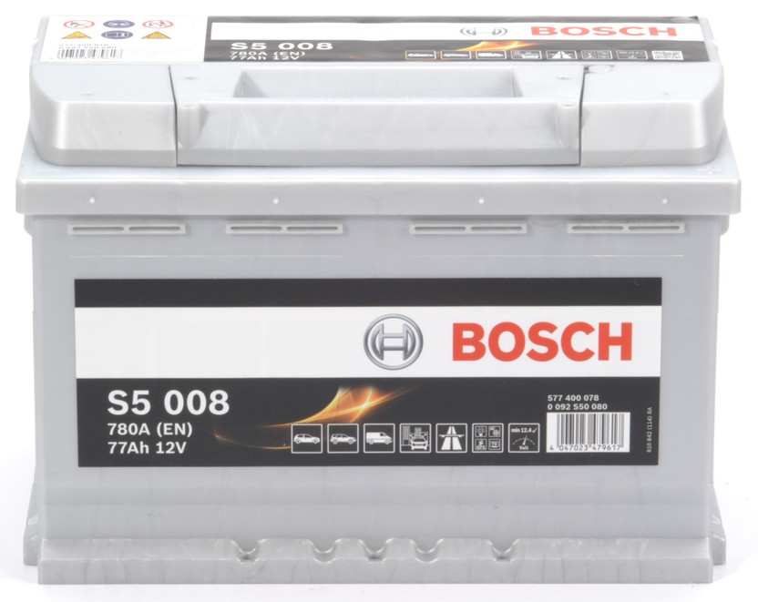 Batterie BOSCH 77 Ah - S5 008 - ref. 0 092 S50 080 au meilleur prix - Oscaro