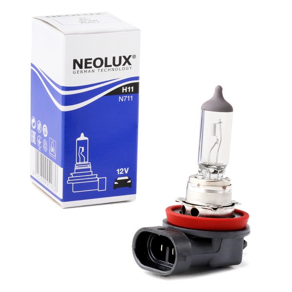 N711 NEOLUX® H11 12V 55W 3200K Halogène Ampoule, projecteur longue