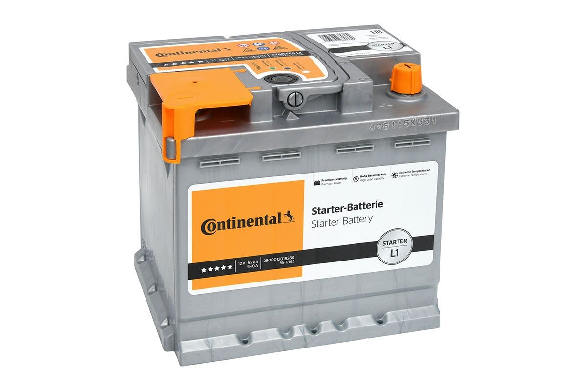 2800012019280 Continental Starter Batterie 12V 55Ah 540A B13 L1
