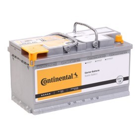 Continental 2800012018280 Starter Batterie 12V 50Ah 500A B13 Batterie  plomb-calcium (Pb/Ca), Batterie au plomb