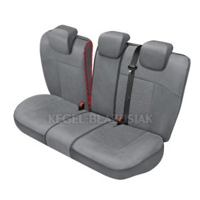 Sitzbezügesets Autoschonbezug Stoffschutzbezug Schwarz Grau