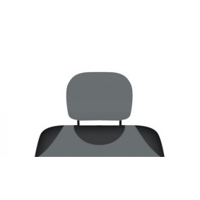 nenyan Autositzbezüge Komplett Set Universal | Schonbezüge für Peugeot 206  CC SW 207 208 307 CC / 3008 | Auto Sitzbezüge Schwarz-Weiß-Standard