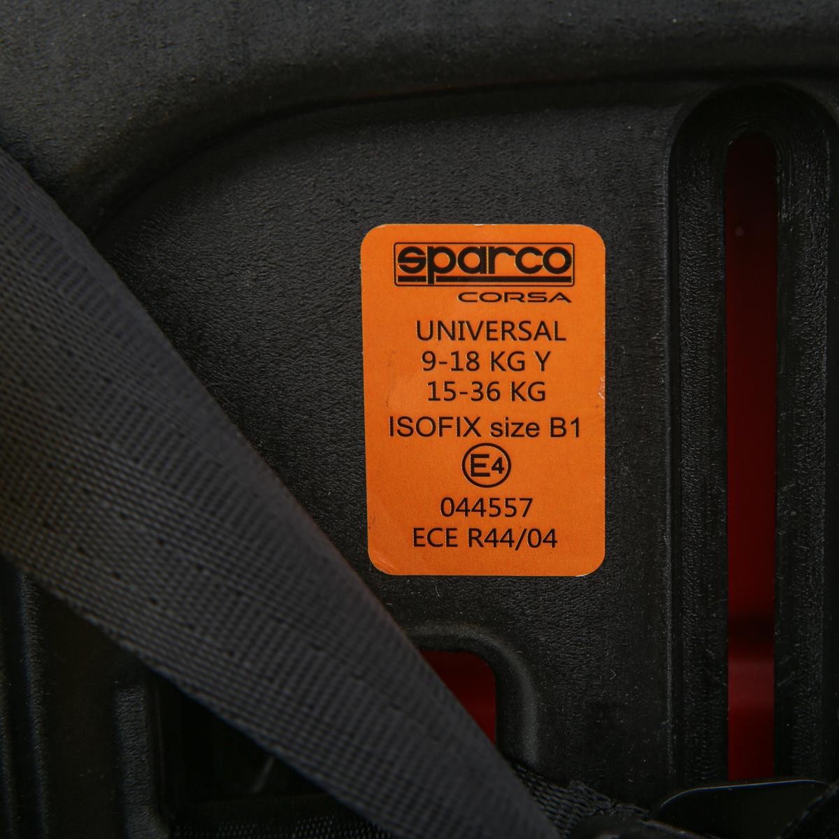 Siège Auto SPARCO - Groupes d'âge 0+/1/2/3 ans - Isofix SK600IGR