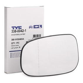 338-0042-1 TYC Spiegelglas, buitenspiegel Links 338-0042-1 ❱❱❱ prijs en  ervaring