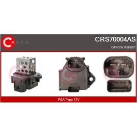 CRS70004AS CASCO Vorwiderstand, Elektromotor-Kühlerlüfter CRS70004AS Preis  und Erfahrungen
