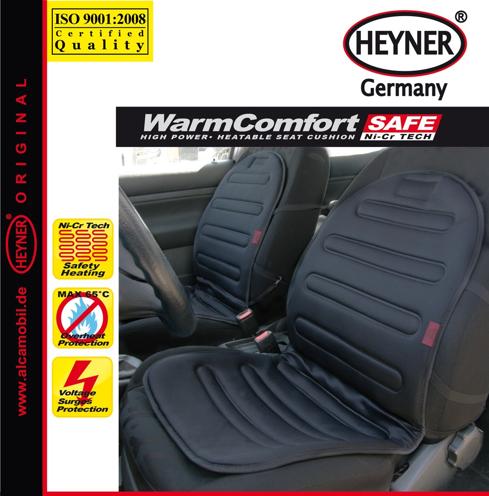 504000 HEYNER WarmComfort Safe Couvre-siège chauffant 12V, 3A 504000 ❱❱❱  prix et expérience