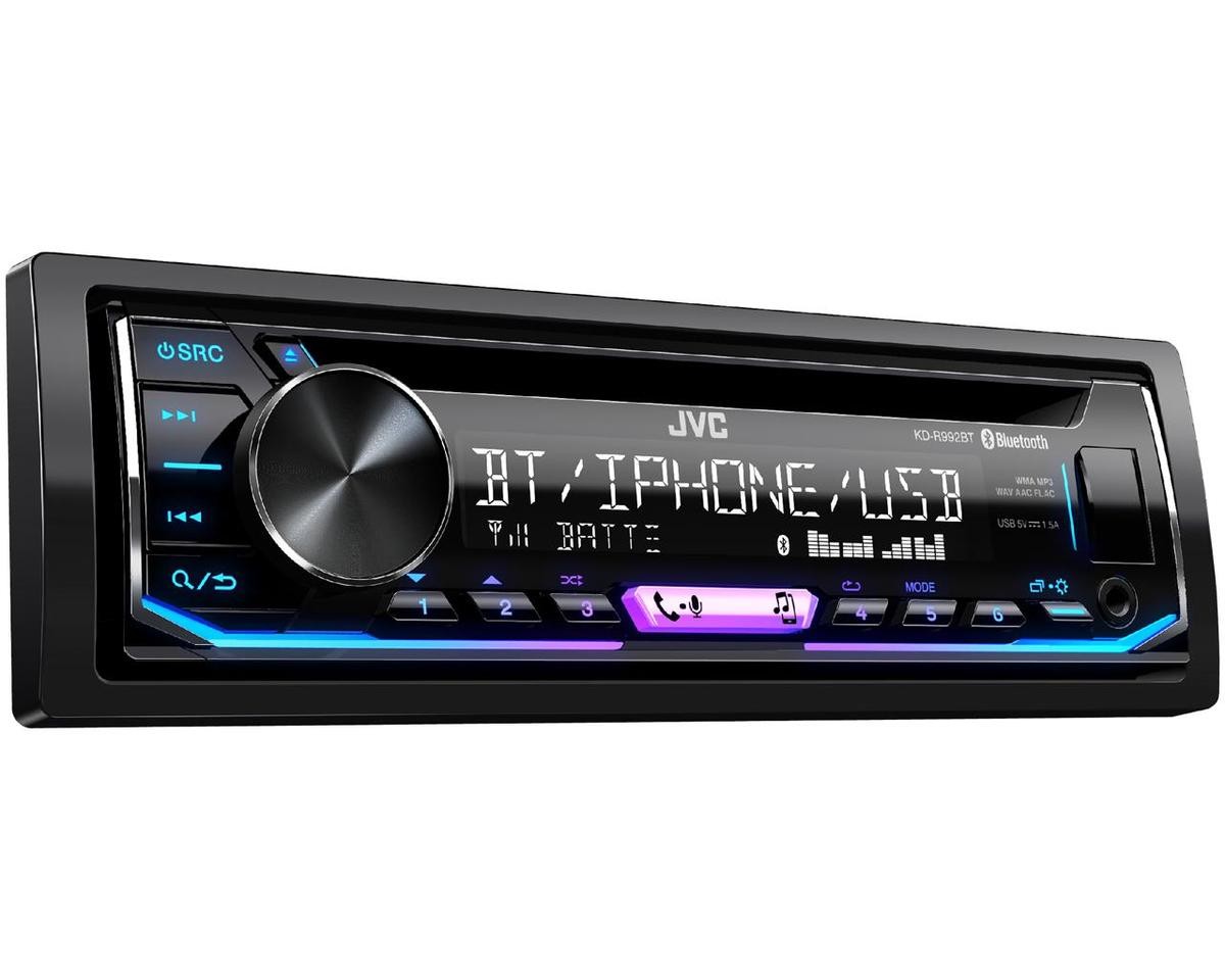 KD-R992BT JVC Autoradio 1 DIN, Made for iPod/iPhone, AOA 2.0, 14.4V, MP3,  WMA, AAC, WAV, FLAC, Spotify, CD-R/RW KD-R992BT ❱❱❱ prix et expérience