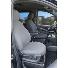 muchway Auto Sitzbezüge Set kompatibel mit Mercedes-Benz Modelle die  Vordersitze & Rückbank Auto-Sitzbezug Schwarz : : Auto & Motorrad