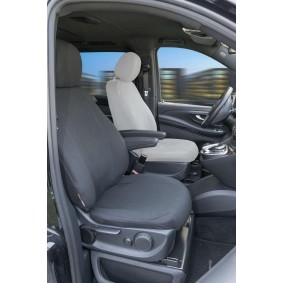 Sitzbezüge passend für Mercedes Benz Vito (Pilot - Grau)