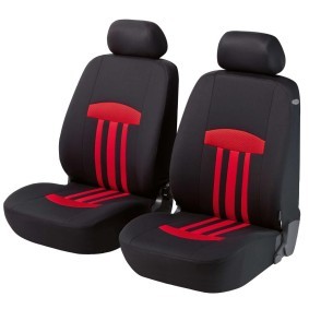 Housses de siège auto sur mesure Peugeot 206 Simili cuir rouge