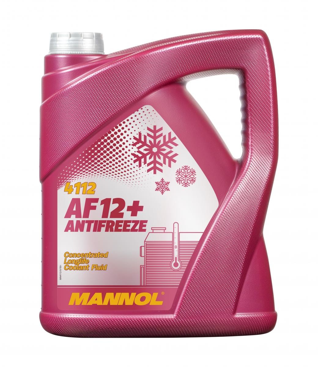Paket] 2L Kühlerfrostschutz Rot G12+ Mannol Antifreeze AF12+ -40°C  Kühlmittel Audi VW