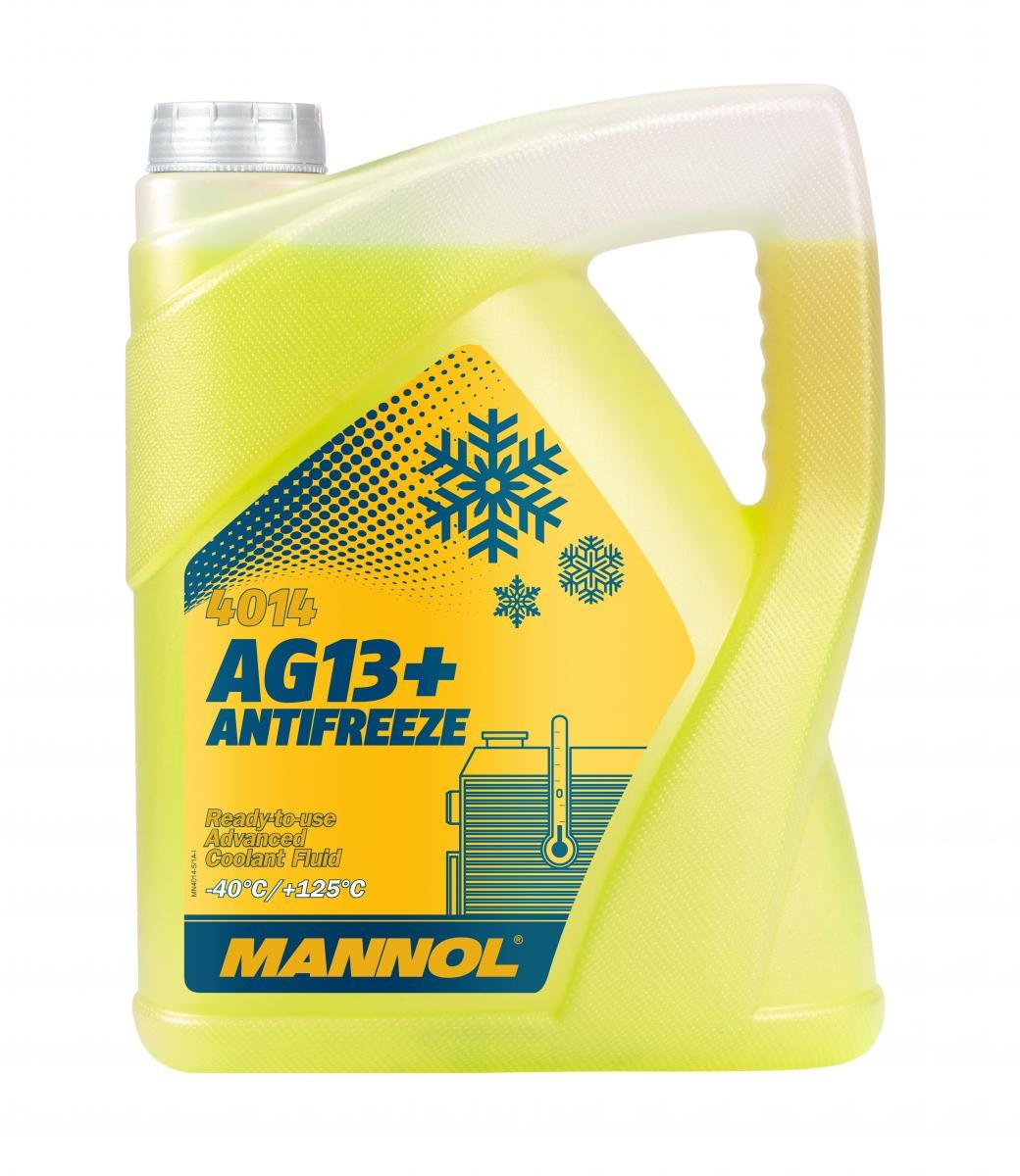 MN4014-5 MANNOL AG13+ Advanced Kühlmittel G13 gelb, 5l MN4014-5 ❱❱❱ Preis  und Erfahrungen