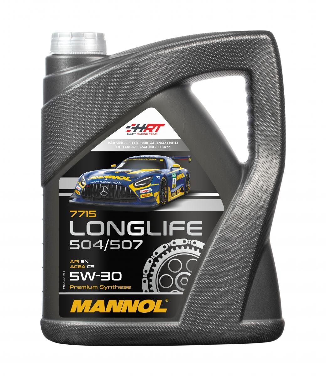 Engine oil MANNOL LONGLIFE 504/507 5W-30 5l, MN7715-5 ❱❱❱ price and  experience